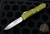 Microtech UTX-85 II OTF Knife- Single Edge- OD Green With Satin Blade 231II-4 S