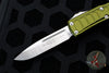 Microtech UTX-85 II OTF Knife- Single Edge- OD Green With Satin Blade 231II-4 S