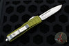 Microtech UTX-85 II OTF Knife- Single Edge- OD Green With Satin Blade 231II-4 S