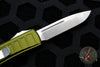 Microtech UTX-85 II OTF Knife- Single Edge- OD Green With Satin Blade 231II-4 S
