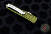 Microtech UTX-85 II OTF Knife- Single Edge- OD Green With Satin Blade 231II-4 S