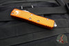 Microtech UTX-85 OTF Knife- Double Edge- Orange Handle- Apocalyptic Blade 232-10 APOR