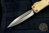 Microtech UTX-85 Double Edge OTF Knife Tan G-10 Top Bronze Apocalyptic Blade 232-13 APGTTAS