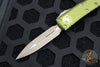Microtech UTX-85 OTF Knife- Double Edge- OD Green Handle with Bronzed Apocalyptic Blade 232-13 APOD