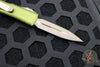 Microtech UTX-85 OTF Knife- Double Edge- OD Green Handle with Bronzed Apocalyptic Blade 232-13 APOD