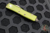 Microtech UTX-85 OTF Knife- Double Edge- OD Green Handle with Bronzed Apocalyptic Blade 232-13 APOD