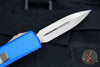 Microtech UTX-85 OTF Knife- Double Edge- Blue Handle- Bronzed Blade 232-13 BL