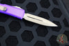 Microtech UTX-85 OTF Knife- Double Edge- Purple Handle- Bronzed Blade 232-13 PU