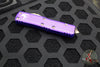 Microtech UTX-85 OTF Knife- Double Edge- Purple Handle- Bronzed Blade 232-13 PU