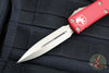 Microtech UTX-85 OTF Knife- Double Edge- Red Handle- Bronzed Blade 232-13 RD