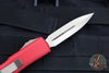 Microtech UTX-85 OTF Knife- Double Edge- Red Handle- Bronzed Blade 232-13 RD