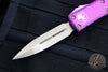 Microtech UTX-85 OTF Knife- Double Edge- Violet Handle- Bronzed Blade 232-13 VI