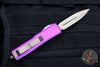 Microtech UTX-85 OTF Knife- Double Edge- Violet Handle- Bronzed Blade 232-13 VI