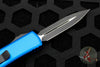 Microtech UTX-85 OTF Knife- Double Edge- Blue Handle- Black Blade 232-1 BL