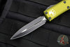 Microtech UTX-85 OD Green OTF Double Edge Knife Black Blade 232-1 OD