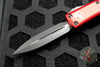 Microtech UTX-85 Red Double Edge OTF Knife Black Blade 232-1 RD