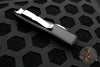 Microtech UTX-85 OTF Knife- Double Edge- Black Handle- Satin Blade 232-4