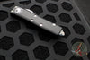 Microtech UTX-85 OTF Knife- Double Edge- Black Handle- Satin Blade 232-4