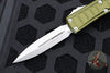 Microtech UTX-85 II OTF Knife- Stepped OD Green- Double Edge- Stonewashed Blade 232II-10 ODS