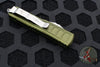 Microtech UTX-85 II OTF Knife- Stepped OD Green- Double Edge- Stonewashed Blade 232II-10 ODS