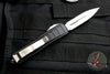 Microtech UTX-85 II Stepped Black Double Edge OTF Knife Stonewashed Blade 232II-10 S