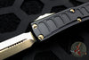 Microtech UTX-85 II Stepped Black Double Edge OTF Knife Bronze Blade 232II-13 S