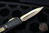 Microtech UTX-85 II Stepped Black Double Edge OTF Knife Bronze Blade 232II-13 S