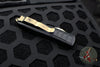 Microtech UTX-85 II Stepped Black Double Edge OTF Knife Bronze Blade 232II-13 S