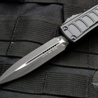 Microtech UTX-85 II Black Tactical Double Edge OTF Knife Black Blade 232II-1 TS