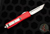 Microtech UTX-85 OTF Knife- Tanto Edge- Red With Stonewash Blade 233-10 RD