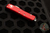 Microtech UTX-85 OTF Knife- Tanto Edge- Red With Stonewash Blade 233-10 RD