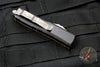 Microtech UTX-85 OTF Knife- Tanto Edge- Tan G-10 Top- Apocalyptic Full Serrated Blade 233-12 APGTTAS