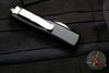Microtech UTX-85 OTF Knife- Tanto Edge- Stonewash Full Serrated blade 233-12