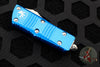 Microtech Mini Troodon OTF-Double Edge- Blue With Stonewash Blade 238-10 BL