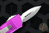 Microtech Mini Troodon OTF-Double Edge- Violet With Stonewash Blade 238-10 VI