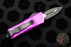 Microtech Mini Troodon OTF Knife- Double Edge- Violet With Black Blade 238-1 VI