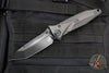 Microtech Socom Bravo- Tanto Edge-  DLC Finished Titanium Handle with Carbon Fiber Scales- Black DLC Finished Plain Edge- DLC HW 261-1 DLCTCFTIS
