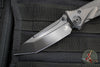 Microtech Socom Bravo- Tanto Edge-  DLC Finished Titanium Handle with Carbon Fiber Scales- Black DLC Finished Plain Edge- DLC HW 261-1 DLCTCFTIS
