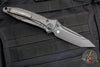 Microtech Socom Bravo- Tanto Edge-  DLC Finished Titanium Handle with Carbon Fiber Scales- Black DLC Finished Plain Edge- DLC HW 261-1 DLCTCFTIS