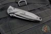 Microtech Socom Bravo- Tanto Edge-  DLC Finished Titanium Handle with Carbon Fiber Scales- Black DLC Finished Plain Edge- DLC HW 261-1 DLCTCFTIS