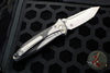Microtech Socom Bravo PROTOTYPE Tanto Edge Full Serrated Bead Blast Finish Titanium Handle with Carbon Fiber Scales Bronze Pivot Collar 261-9 CTFI PR
