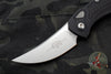 Microtech Brachial Auto OTS - Single Edge Black with Stonewash Blade 268A-10
