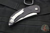 Microtech Brachial Auto OTS - Single Edge Black with Stonewash Full Serrated Blade 268A-12