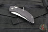 Microtech Brachial Auto OTS - Single Edge Black with Stonewash Full Serrated Blade 268A-12