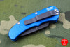 Protech Runt Blue Body Black Tanto Edge Blade Out The Side (OTS) Auto Knife 5415-BLUE