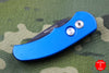 Protech Runt Blue Body Black Tanto Edge Blade Out The Side (OTS) Auto Knife 5415-BLUE
