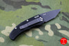 Protech Runt Black Body Black Tanto Edge Blade Out The Side (OTS) Auto Knife 5415