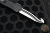 Microtech Combat Troodon OTF Knife- Frag- Tactical HS RESCUE- Black Handle- Black Full Serrated Blade 601-3 THS