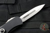 Microtech Hera OTF Knife- Double Edge- Black Handle- Stonewash Blade 702-10