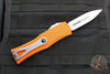 Microtech Hera OTF Knife- Double Edge- Orange Handle- Stonewash Blade 702-10 OR